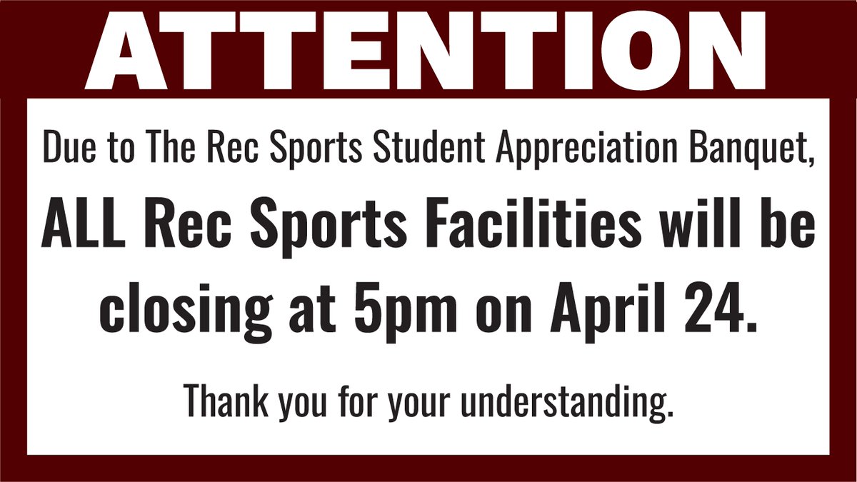 Texas A&M Rec Sports tweet media