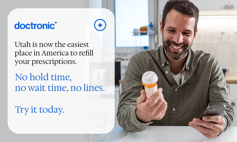 1007BOBFM's tweet photo. No hold music. No waiting room. Prescriptions refilled in minutes -- from your couch. Try https://t.co/QPbGV7tBuS today. https://t.co/h3p1Vo0K3q
