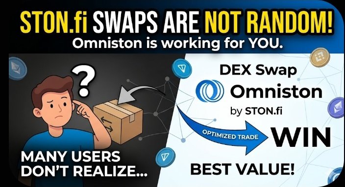 abbascoop's tweet photo. Many users don’t realize this…
Your swap result on https://t.co/yfsXLDK26R isn’t random.
Omniston works behind the scenes to optimize your trade.
If you care about getting the best value, this matters.
#STONfi #TON #DeFi
#Stonbassadors https://t.co/DkiMJCaVQv