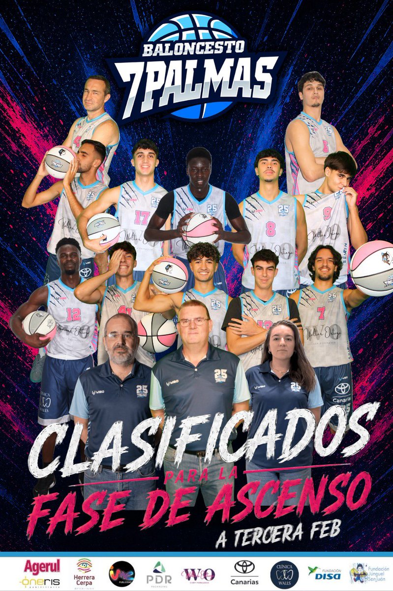 cb7palmas's tweet photo. 💪 Un sueño que sigue muy vivo… 

🔥 Nuestro Primera se clasificó el pasado fin de semana para la Fase de Ascenso a 3ª FEB y la ilusión está por las nubes 

🔜  Del 8 al 10 de mayo tenemos una cita… vamos a por ese ascenso!!! 

#SienteElAullido https://t.co/UWBA1gjqJ4