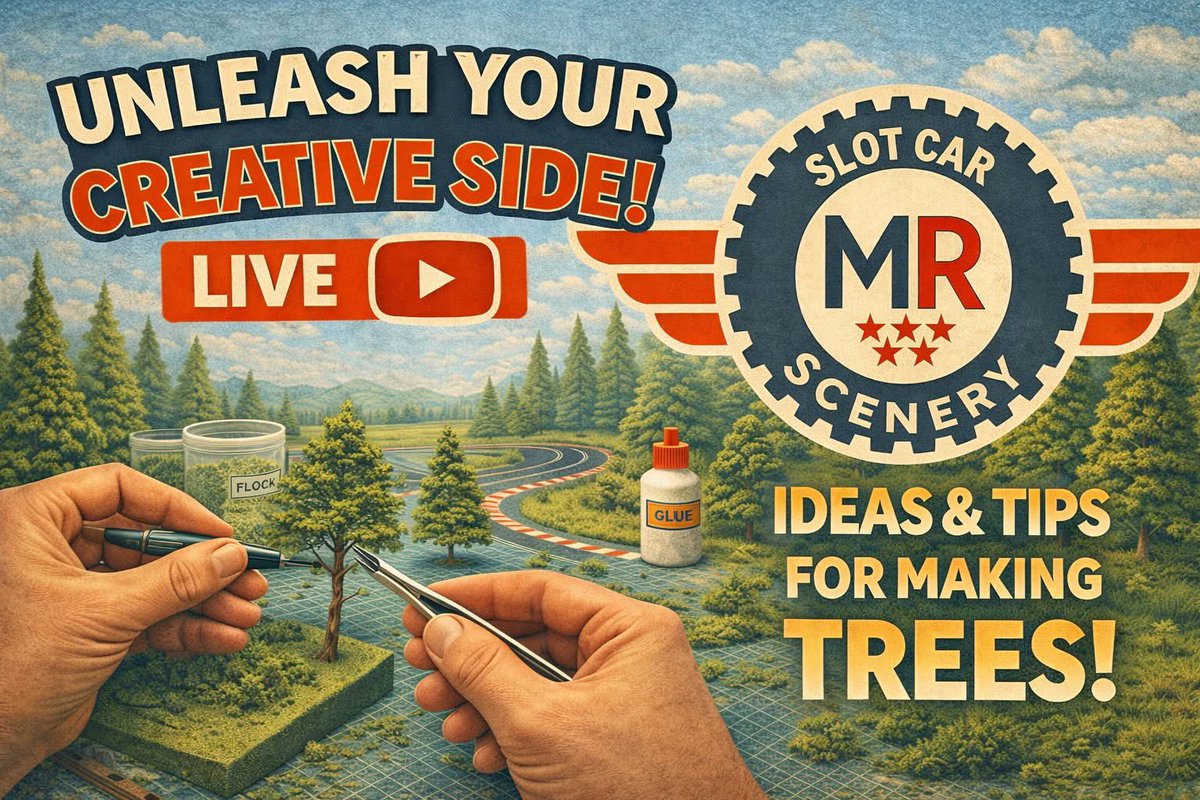 ThinkScalextric's tweet photo. Ideas &amp; Tips: How to Make Realistic Trees for Slot Car &amp; Model Train Layouts

🔗 https://t.co/fj8dHpzh51 https://t.co/L6lahbk8tg