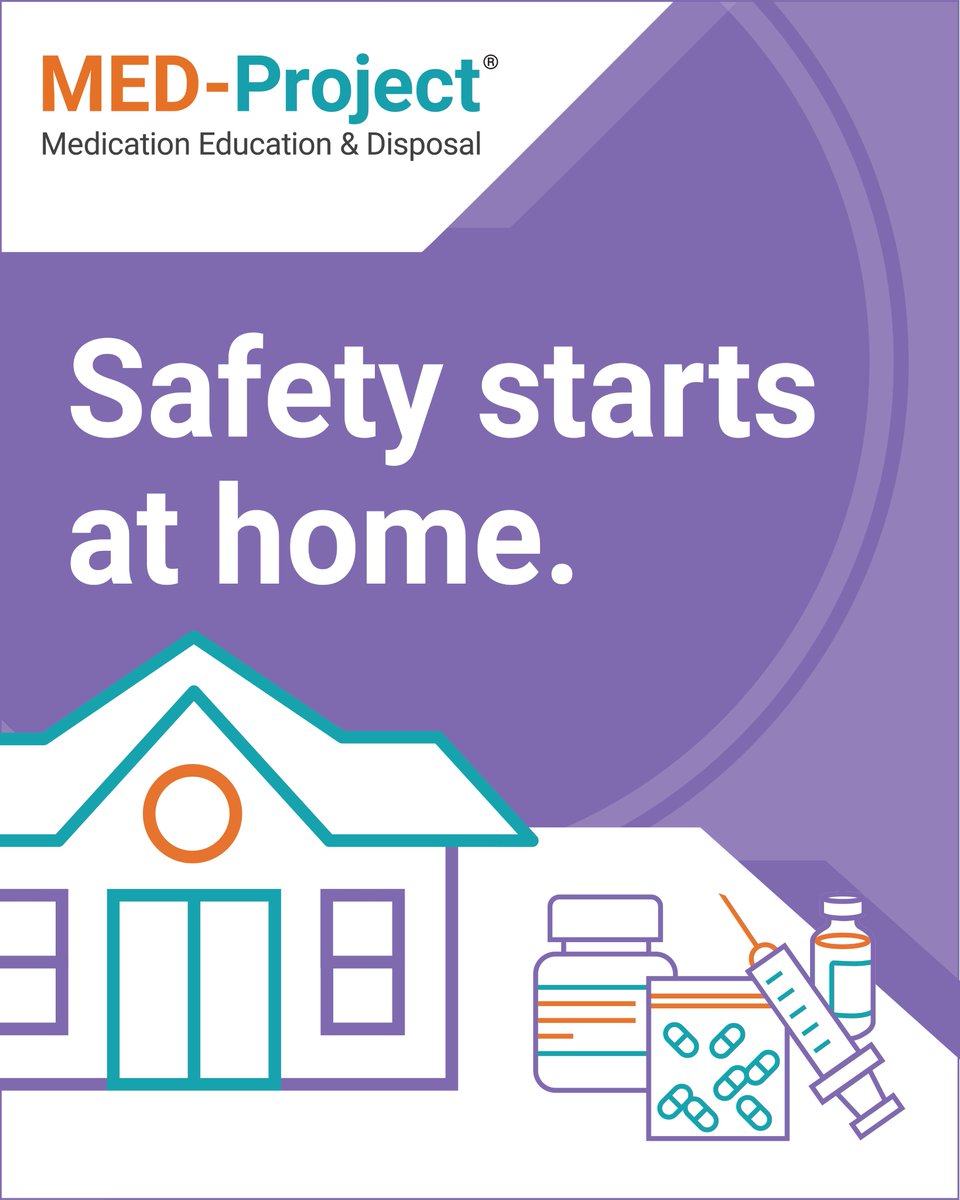 MEDProjectLLC's tweet photo. ⚠️  Keeping unwanted or expired medication and used household sharps in your home could lead to accidental injury or misuse.

Dispose of them quickly and safely with MED-Project.

Call 1-844-MED-Project or visit https://t.co/TFvyjP6pWA to find out how. https://t.co/onkBTQJnep