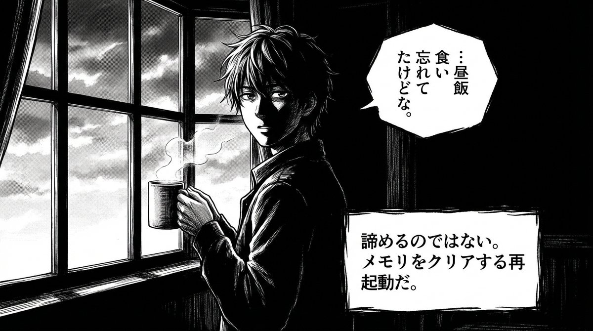 hack_sales_log's tweet image. 精神論という過負荷は「基板の焼き付き」だ。エラー検知後のゴリ押しはシステム全停止を招く。意志という欠陥パッチを即刻捨て、物理的な環境遮断でプロセスを強制終了せよ。不毛な執着をパージし、排熱という名の生存保守を完遂せよ。 #ADHD #発達障害 #脳パ