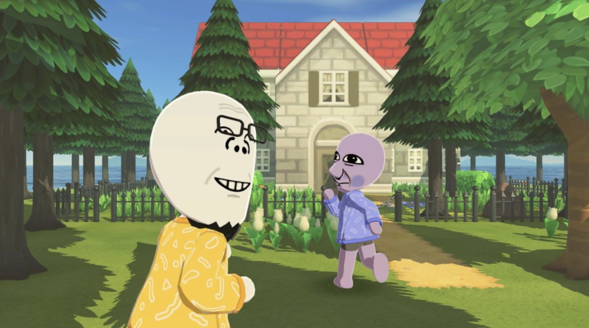 Made Ao Oni and his mansion