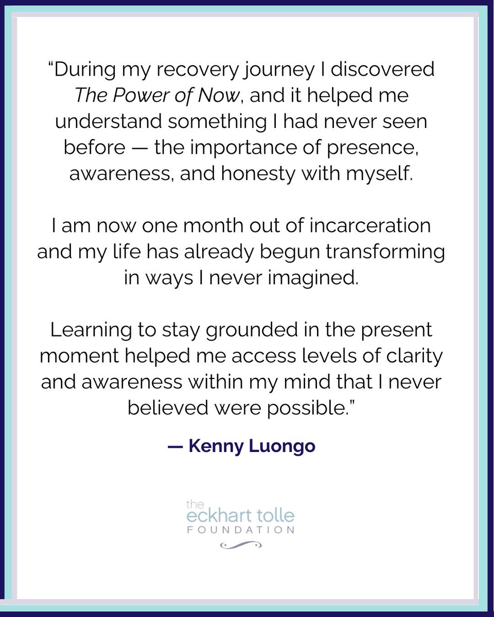Eckhart Tolle Foundation tweet media