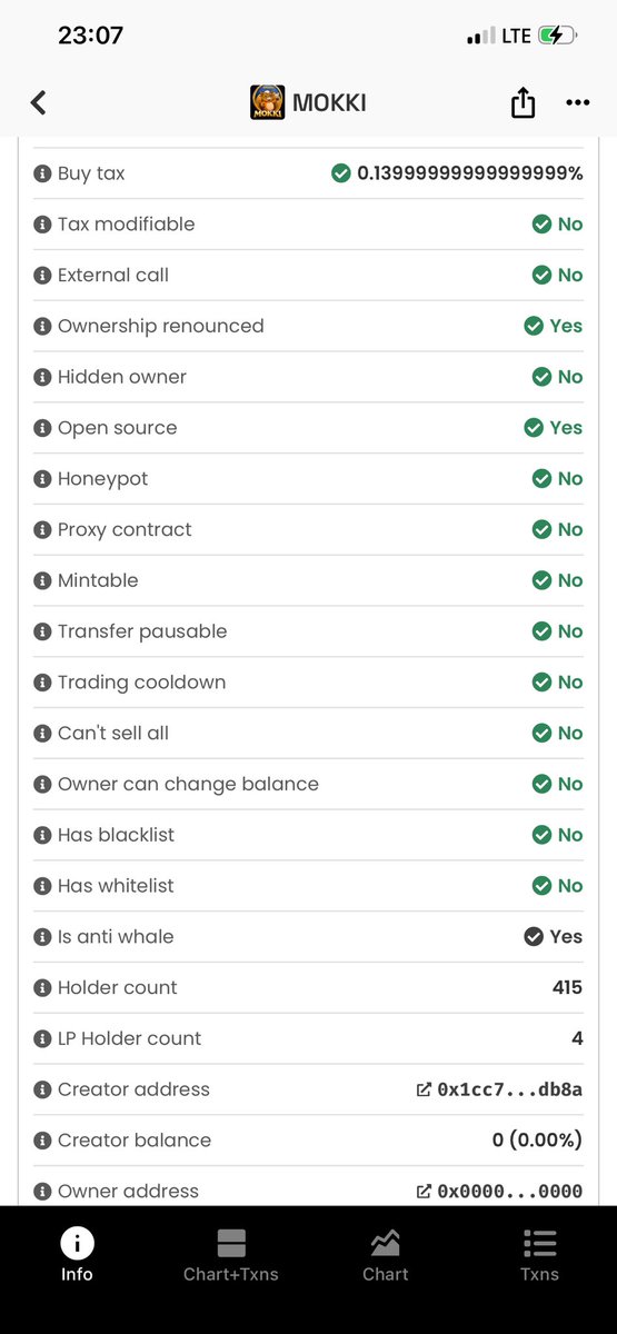 MOKKI is clean !! MOKKI is young ! 

Grab your position now 

MOKKI | BNB | Bitget wallet| OKX wallet | Giant wallet |Peniwallet | DYOR| NFA 

0x26B9fe87c94ce0535b7B5f4f4Dda03480Fa98B39