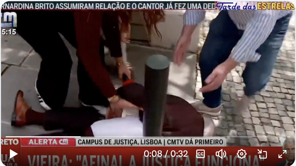 Vieira: "Afinal a justiça funciona". Finalmente disse uma coisa acertada.