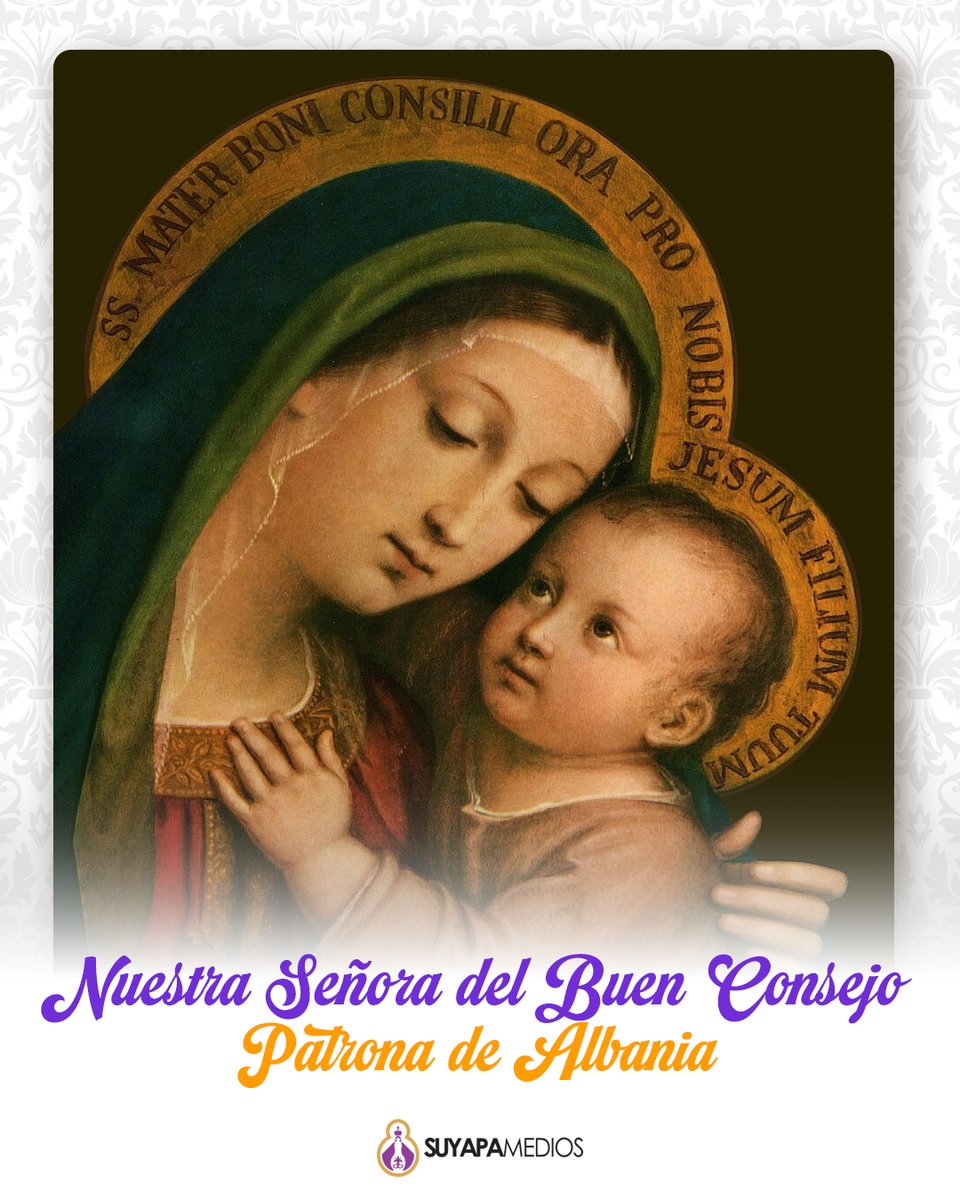 suyapamedios's tweet image. ¿Necesitas luz ante una decisión difícil? 🕊️ Hoy recordamos a Ntra. Sra. del Buen Consejo.

Que María nos ayude a discernir siempre la voluntad de Dios y a caminar con paz. ¡Madre, guíanos! 🙏✨

#SantoDelDía #BuenConsejo #María #FeCatólica