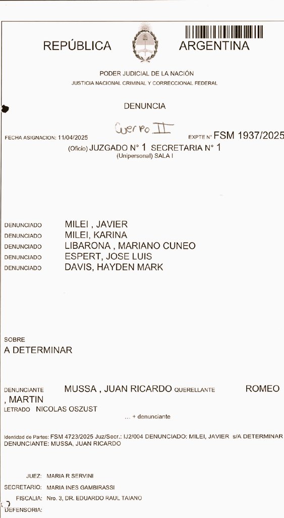 Qué ocultan Javier Gerardo Milei, Karina Elizabeth Milei y Manuel Adorni? La jueza Sandra Arroyo Salgado (que no es "comunista") pidió un listado de ingresos y egresos de la Quinta de Olivos antes y después del 14/2/25. Adorni estaba con Milei cuando posteó el contrato de $LIBRA.