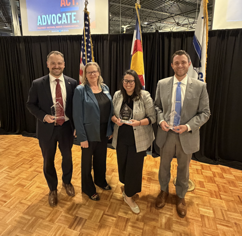 DA18th's tweet photo. The 18th Judicial District Attorney’s Office, in partnership with the Arapahoe County Sheriff’s Office hosted its 9th Annual Victims’ Rights Week Ceremony Tuesday. The event brought together approximately 200 attendees in recognizing multiple prosecutors, victim advocates, law enforcement officials, and organizations dedicated to supporting crime victims and pursuing justice on their behalf.
https://t.co/2DcwLbxhpK
#victimsrights #victimadvocacy #victimsupport #lawenforcement #justice #JusticeForVictims #aurora #auroracolorado #arapahoecounty #littletoncolorado #englewoodcolorado