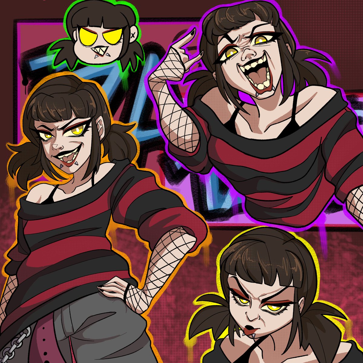 Nyxako_'s tweet photo. Boo im back on twitter
Anyway, some character art ! https://t.co/07nJLRilZo