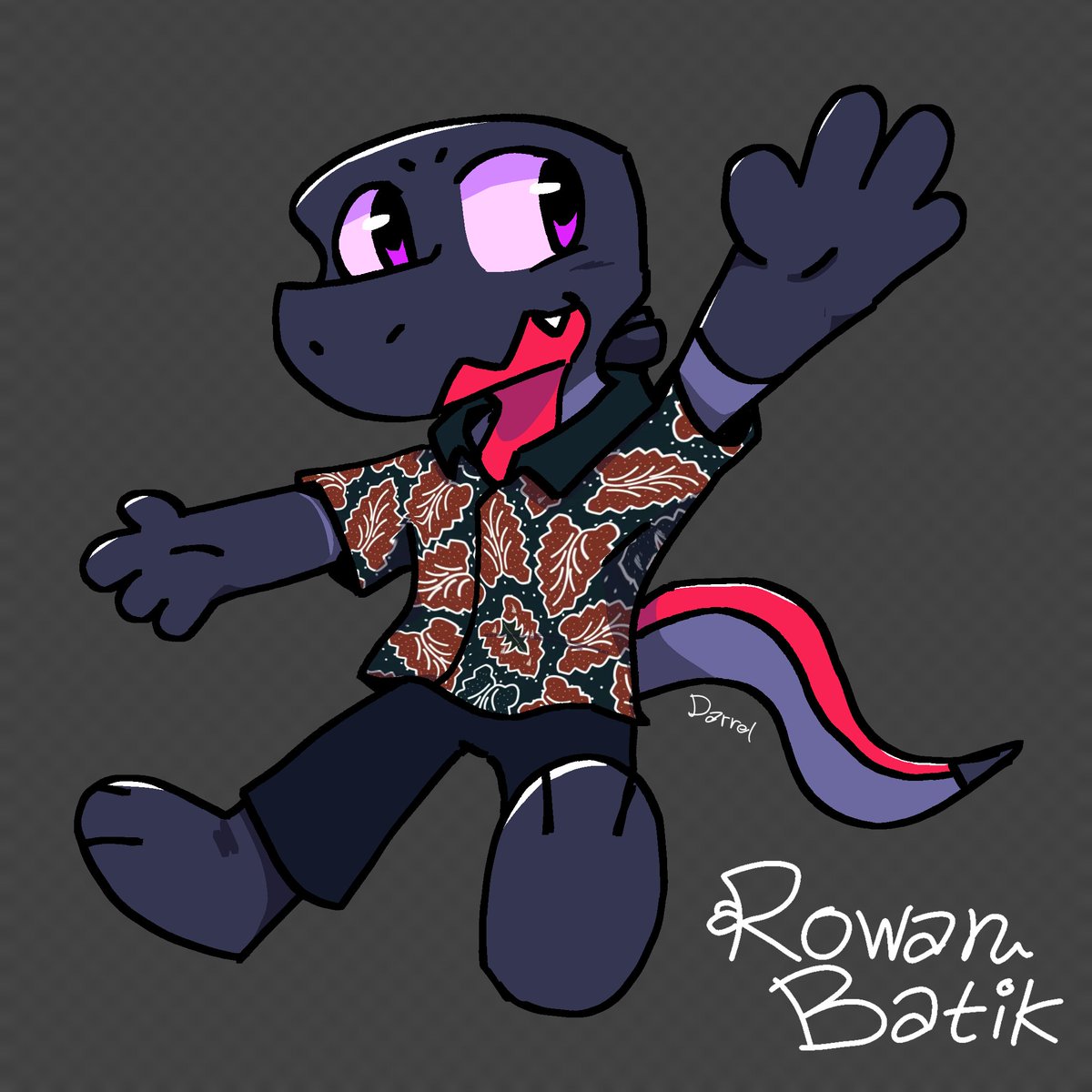 Darrel_kareem's tweet image. Made a Salandit OC wearing traditional Indonesian clothing. (Mike Rowan)
#batik #indonesia #salandit #pokemon #art
(Repost cuz i hate the algorithm 😔)