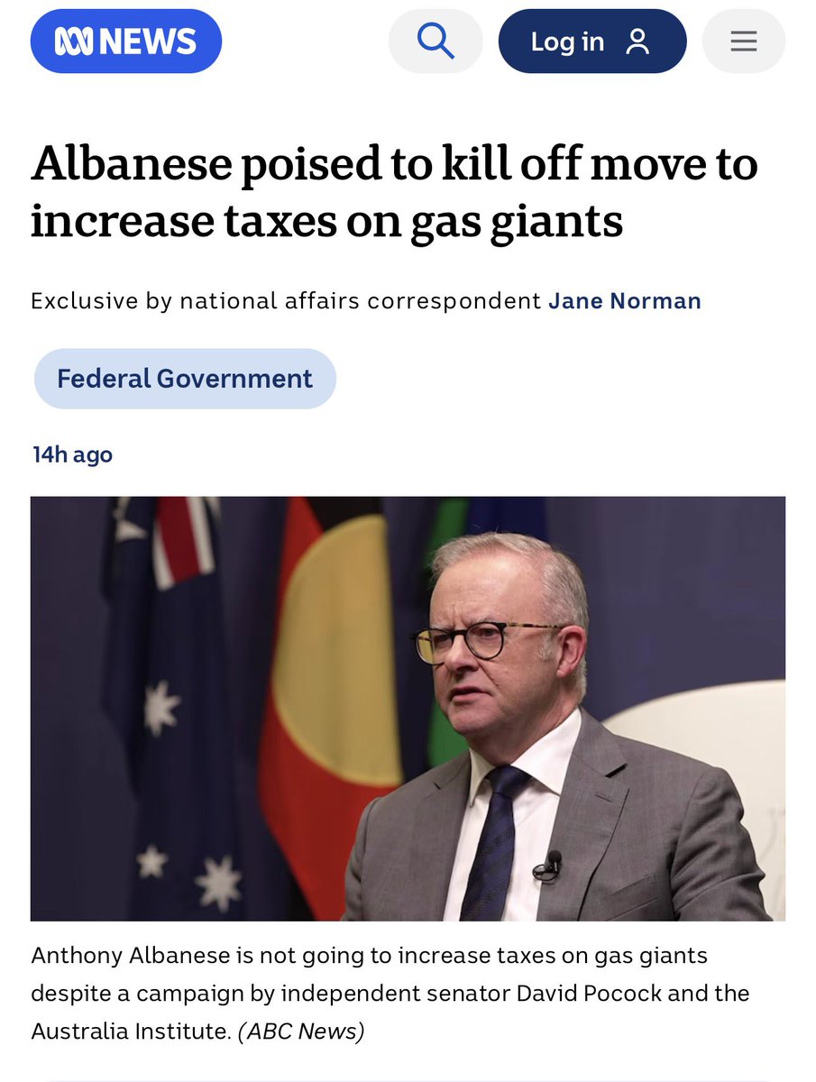 MarkOgge's tweet image. “The figure being cited by Mr Albanese is from Australian Energy Producers — representing the country's major gas companies…”

The PM is literally repeating gas lobby talking points. 

abc.net.au/news/2026-04-2…