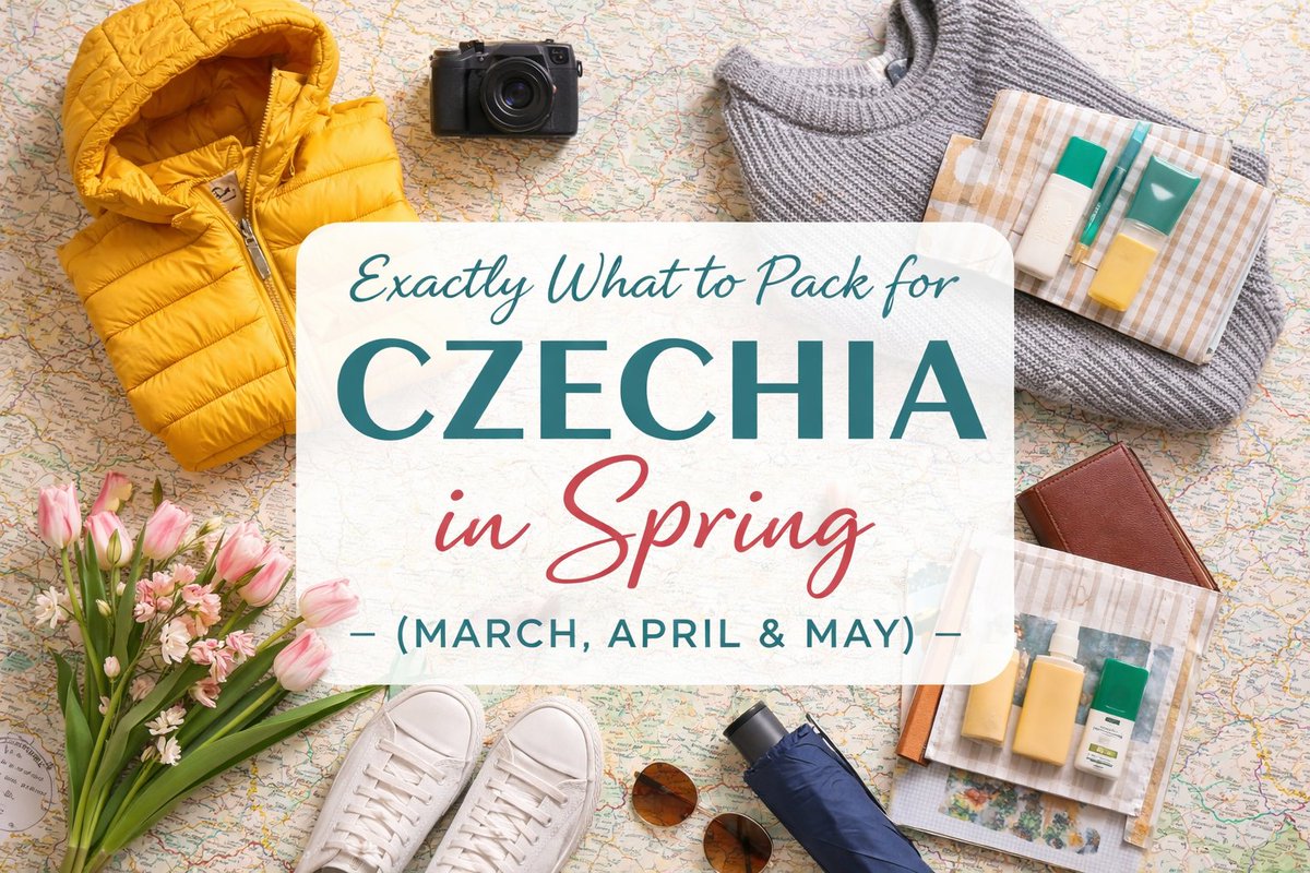 traveltipswlove's tweet image. Packing for Czechia in spring? Chilly mornings, rain, walking, and changing weather make this one trickier than it looks. 🇨🇿

Here’s exactly what to pack:
traveltipswithlove.com/2026/04/18/exa…
#Czechia #CzechRepublic #CzechiaTravel #PackingList #CarryOnOnly #SpringTravel #TravelTips