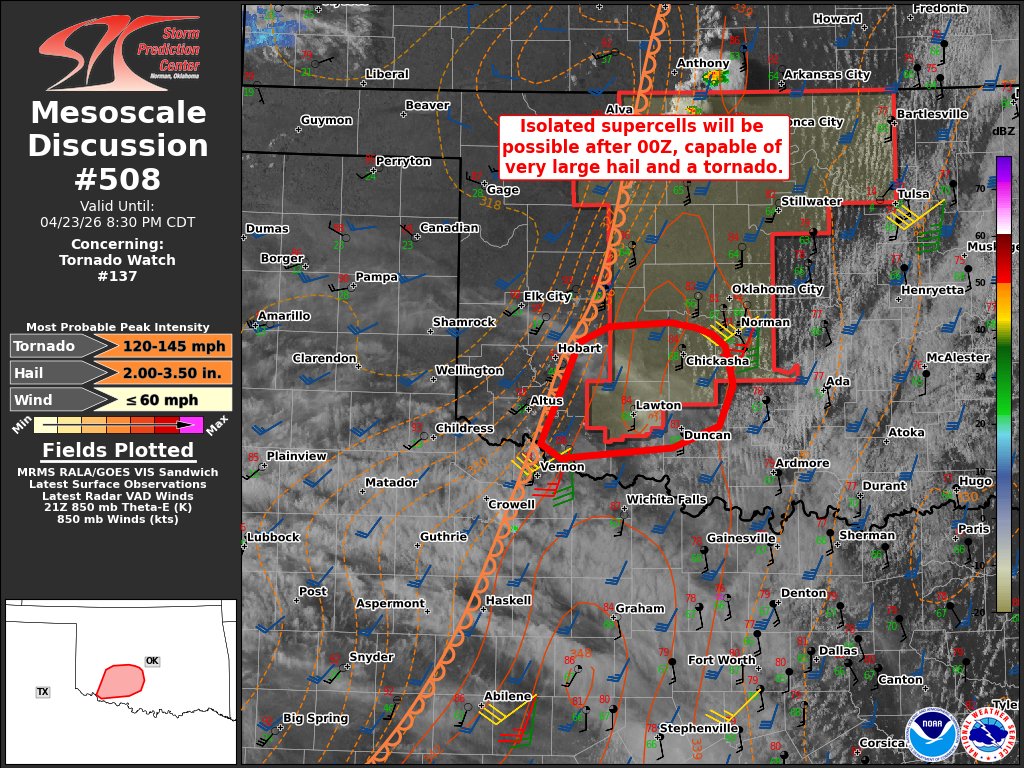NWS Storm Prediction Center tweet media