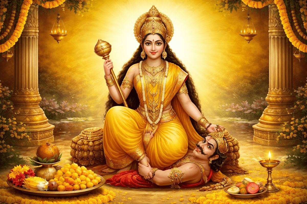Dr_Ramesh_07's tweet photo. 🔱 जय माँ बगलामुखी 🔱

दस महाविद्या में आठवीं महाविद्या, जिन्हें स्तंभन शक्ति,पीताम्बरा और ब्रह्मास्त्र विद्या भी कहा जाता है।
माँ बगलामुखी के प्राकट्योत्सव की हार्दिक 
शुभ कामनाएँ  🌹🙏🌹

|| सनातन धर्म की जय ||
   ❣️ सुप्रभात ❣️
            🙏 https://t.co/YEtXQ3KYAG