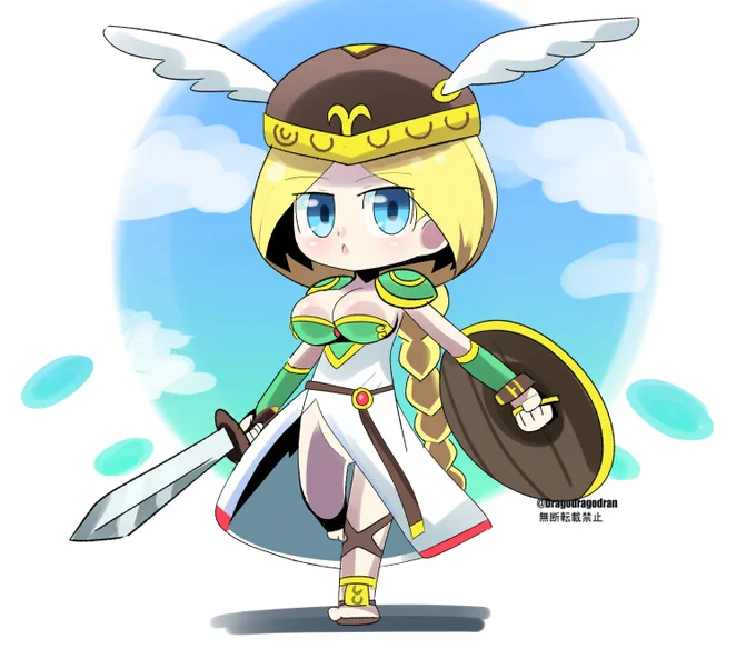 ワルキューレの伝説 より ワルキューレ。#ワルキューレの伝説 #レトロゲーム #ナムコ