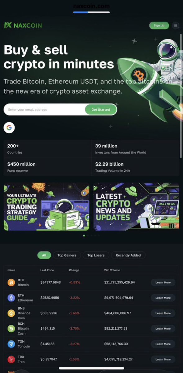 blazyenergy's tweet image. 🚨 #naxcoin #ScamAlert #Phishing looks like a real crypto exchange, but it’s flagged as highly risky. If you’re a victim of this platform send A Dm.