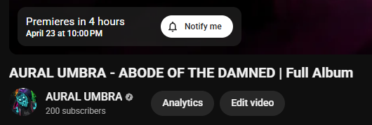 AURAL UMBRA tweet media