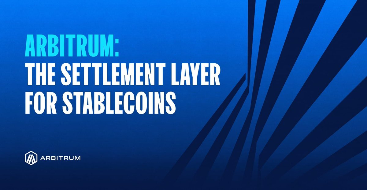 Stablecoins are becoming the backbone of the programmable economy.

They’re powering trading, lending, payments and settlement on Arbitrum.

With over $7B+ in stablecoin market cap, businesses move capital with predictable costs, faster execution and global reach.