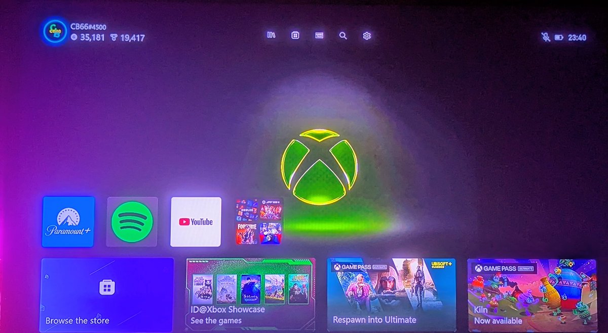 CB66Productions's tweet photo. @Xbox Good to see the green back on the logo I'm really looking forward to the next few years and this makes out a really good background as well. https://t.co/RMoiqqIEUy