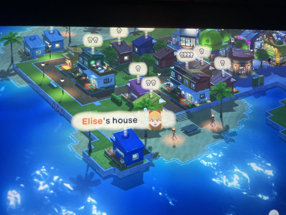 just like her own game, Miss Elise Two Shoe gets her house in the chud corner