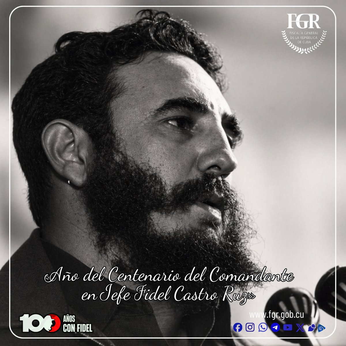 #100AñosConFidel: «No son admisibles condiciones de ningún tipo cuando se trata de principios inalienables de nuestra Patria. La forma de organización política de una nación soberana no puede ser sometida a condiciones (...)»

#CubaEstáFirme
#FiscalíaCubana