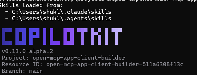 weebhek's tweet photo. @CopilotKit I worked on Copilotkit Playground, its a CLI coding agent that helps you spin up high quality copilotkit POCs fast https://t.co/cg6WQSGvgC
