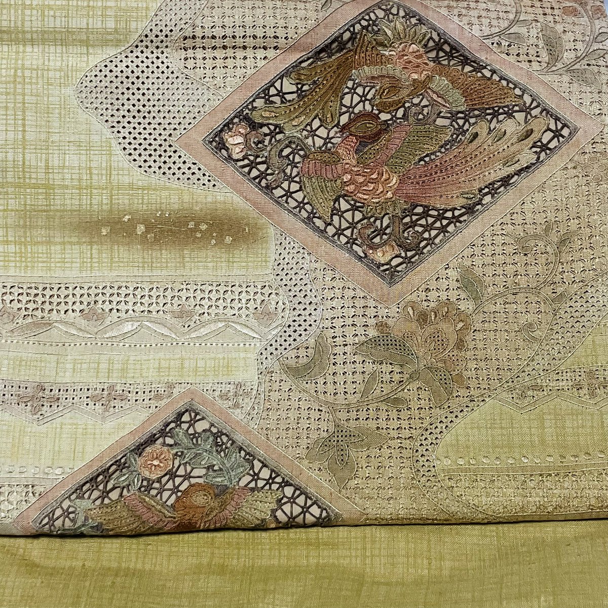 チッチキチ様専用☆】大島紬 汕頭刺繍 【公式通販】