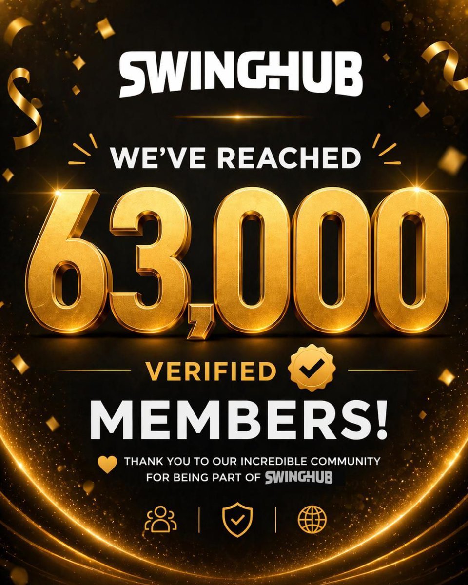 SwingHub's tweet photo. Another milestone for the app we are so glad you are part of our community! https://t.co/bDRjkNteI2