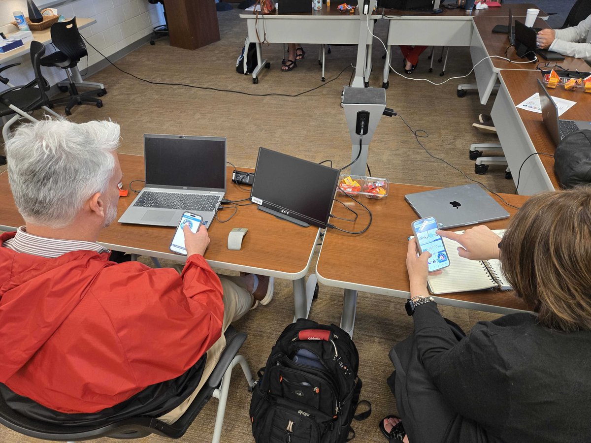 MADLearn's tweet image. Highlights from yesterday’s NW GA RESA CTAE Director’s Meeting at Calhoun High School! Great to see such engaged and inspiring educators diving into MAD-learn’s design thinking program.
#TEACHers #educators #CTAE #CTE #STEM