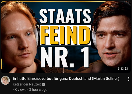 Best_Sellner's tweet photo. Gerade auf Youtube vorgeschlagen bekommen🥳!

https://t.co/HMnRcf5szU https://t.co/yNd51ScqLo