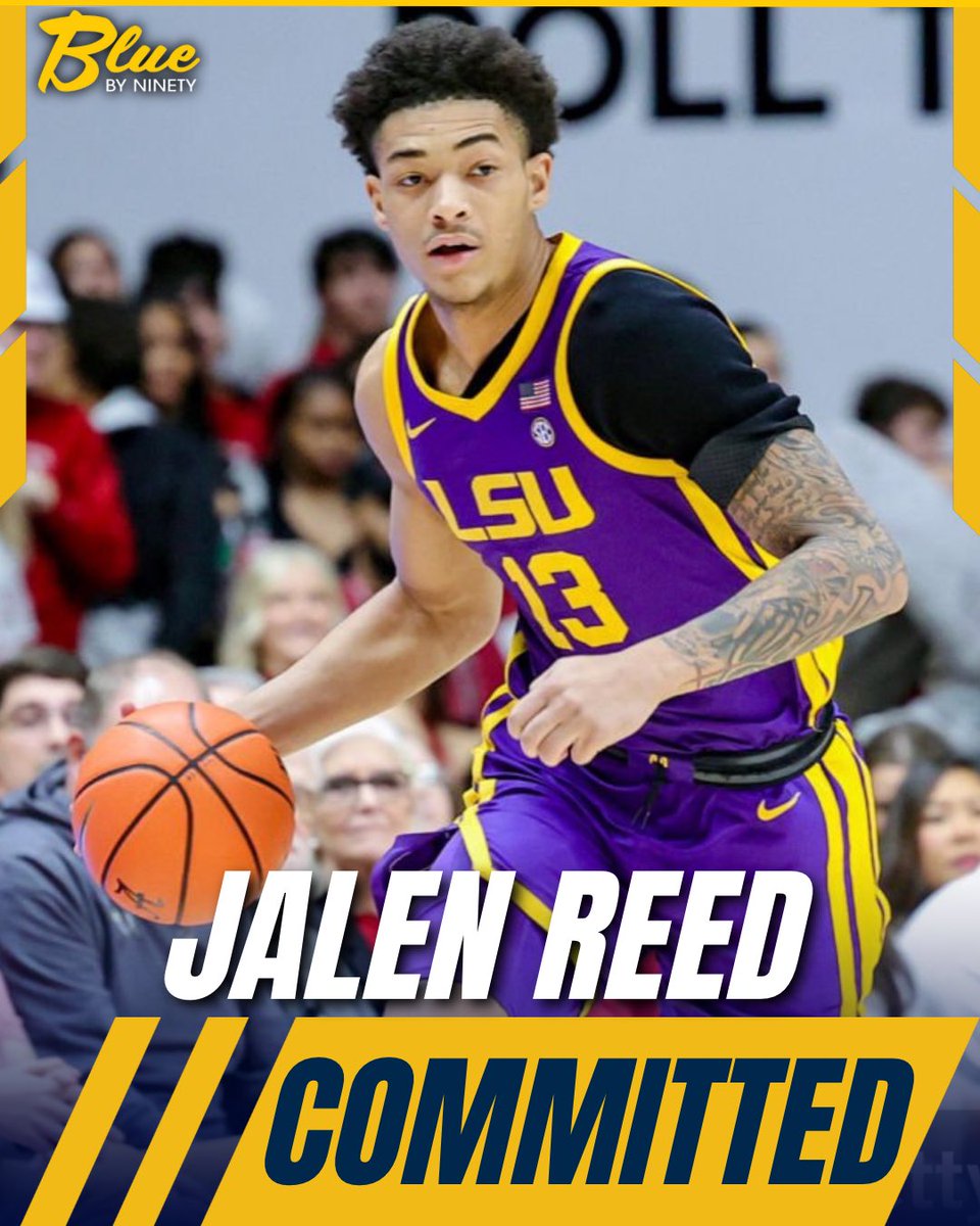 bluebyninety's tweet photo. LSU Transfer Forward Jalen Reed has committed to Michigan! 〽️ https://t.co/8IBPKnGeXg