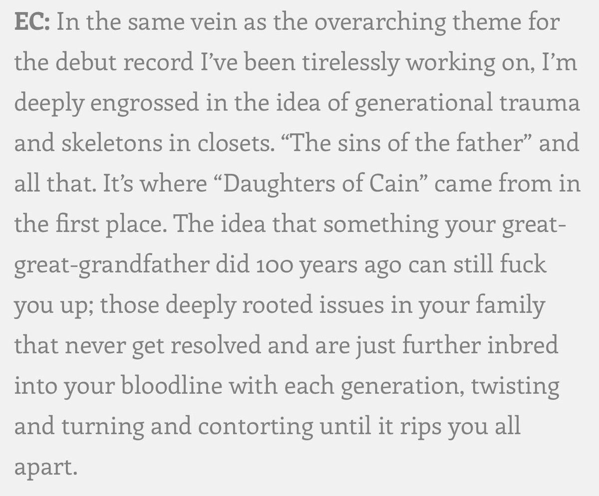 junkmemoir's tweet photo. Ethel Cain on why she chose the name ‘Inbred’ for her EP: https://t.co/NGXaIQ7VsG