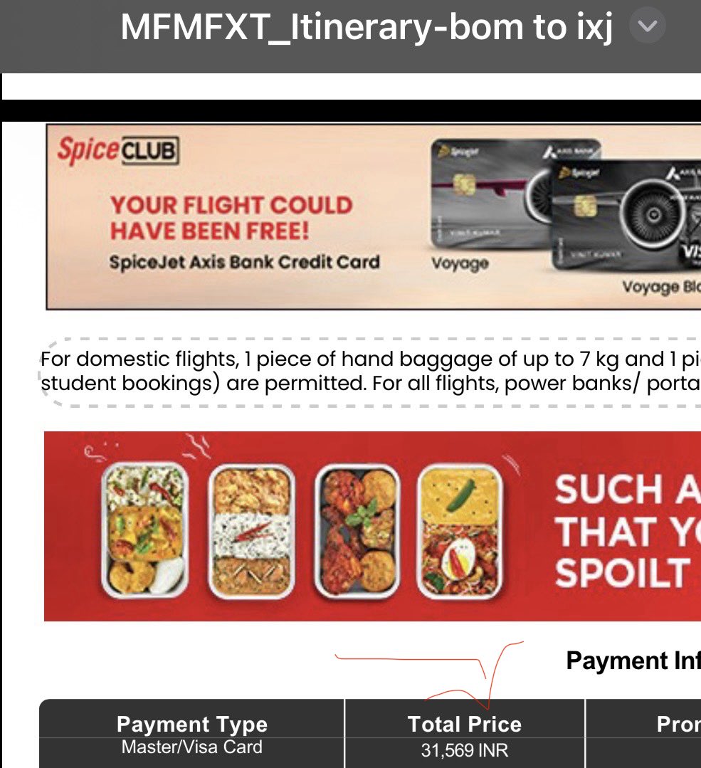 RazdanPooja's tweet image. Have you even checked the PNR properly? The ticket was booked for 3 passengers, not one. I paid ₹31569 for 3 person, so this refund is not making sense.

Please explain how this amount was calculated ? Check the attached image. @flyspicejet #spicejet