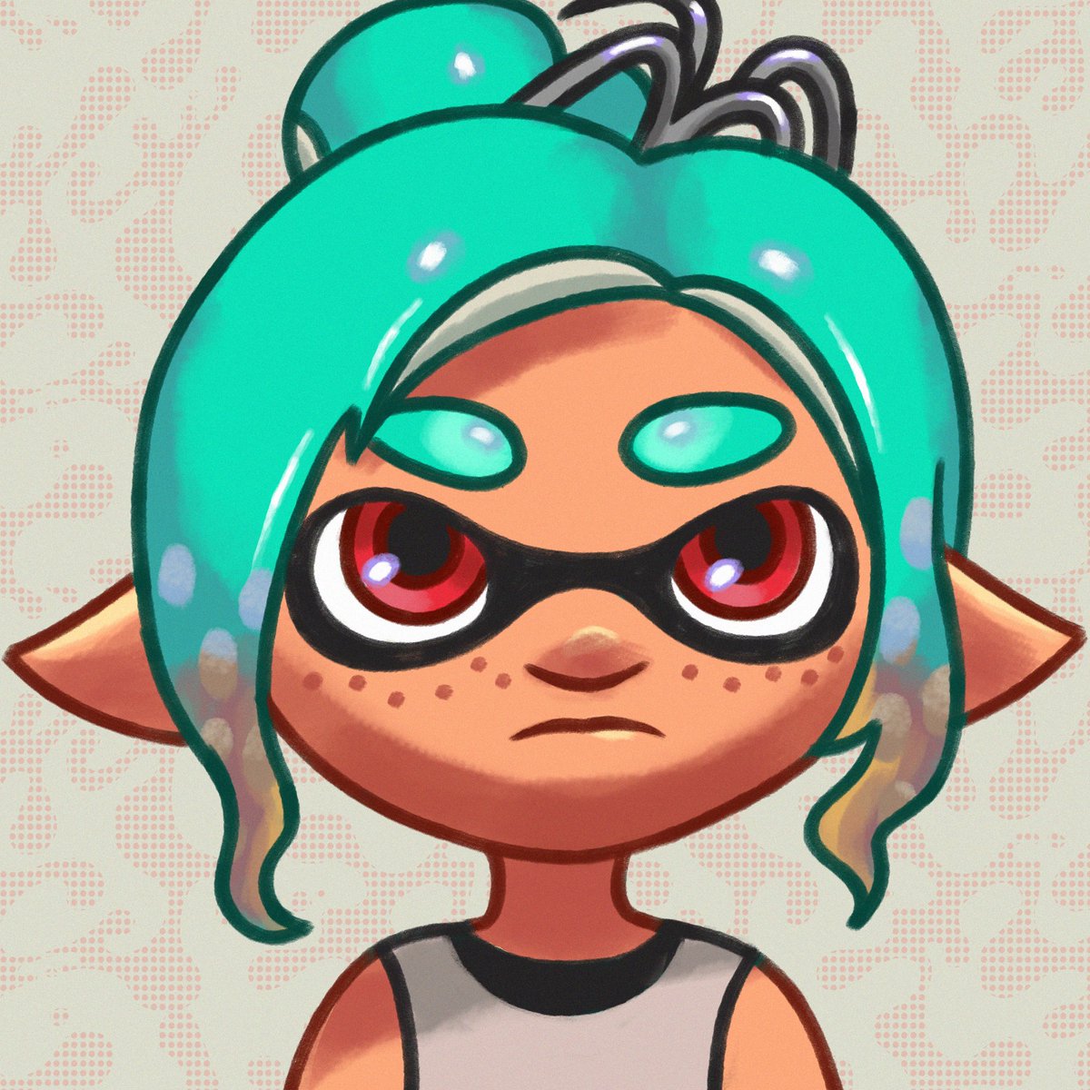 CardnlH's tweet image. Mechanic Fanart! #splatoon #splatoonraiders