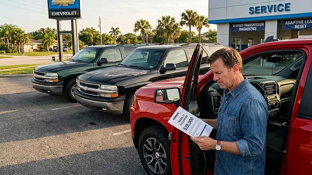 DenisFlierl's tweet image. Would you trade a $28K Silverado for a 20-year-old Tahoe? 

One owner is ready to do exactly that after reaching a breaking point with Chevy’s 8-speed transmission issues. Is older better?

Read more via @DenisFlierl @torquenewsauto: torquenews.com/1084/chevy-own…

#Chevy #Silverado