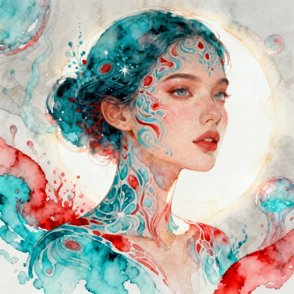 Kritichandel2's tweet photo. Painted soul, silent magic 🎨🖌️✨
 #WatercolorBeauty #AestheticArt #CreativeSoul #DreamyVibes #ArtVibes #ColorMagic #DigitalArt https://t.co/hTMSctcXg4