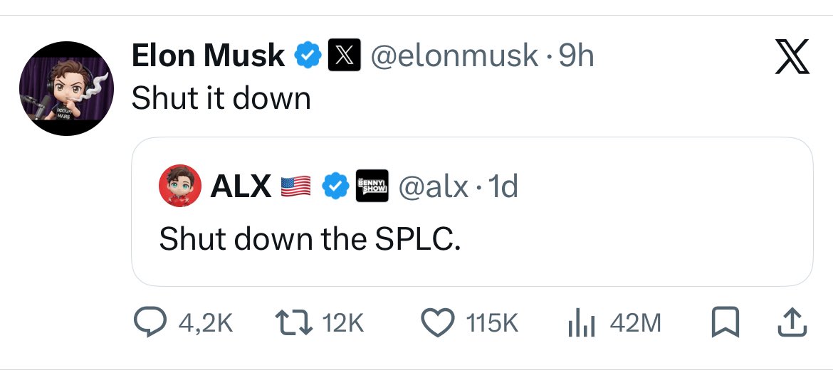 Guys, <a href="/alx/">ALX 🇺🇸</a> is officially tweeting about $Elien! And don't forget the context: Elon quoted and retweeted one of his tweets earlier today! :))

Send it higher, much higher.
0xC7e4254a72169fdf7a2E080462724f2F642dAF7e