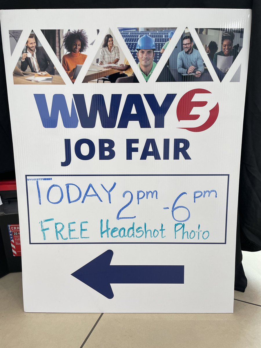 WWAY's tweet image. Come join us at Independence Mall today from 2 PM to 6 PM. Free Headshot Photos for your social media profiles. #jobfair #wilmingtonevents
