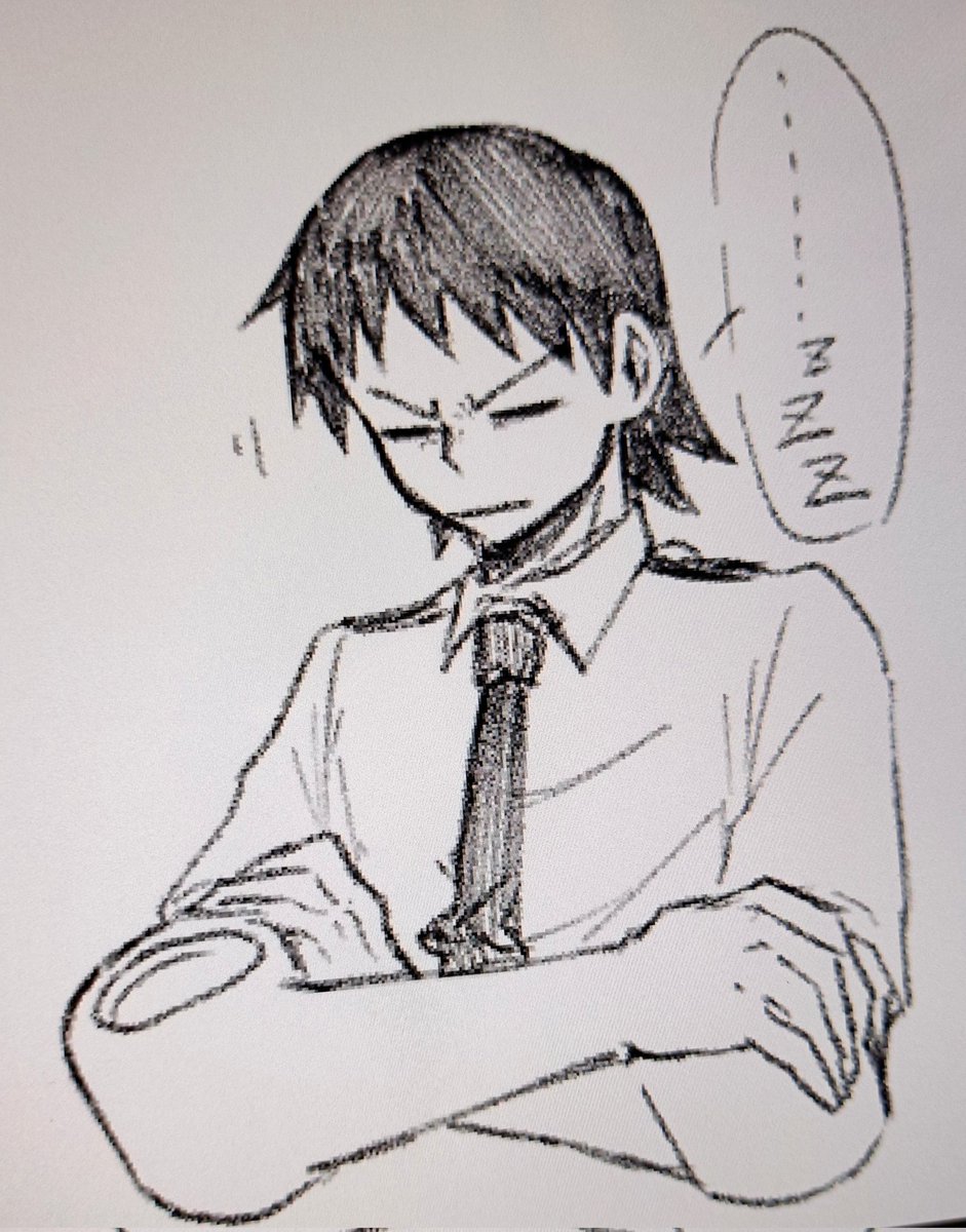 真剣に考えてるなーと思ったら寝てた範太