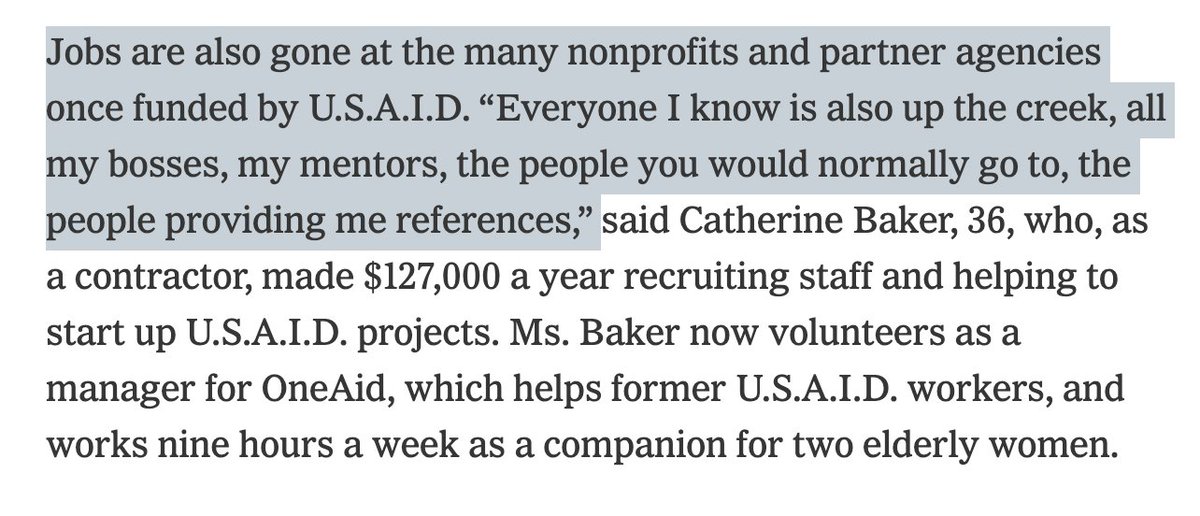 This is a HUGE success story of this admin. The NGO economy needs to die.

Really, genuinely, with utmost compassion hope these people learn to be productive contributors to the real economy.