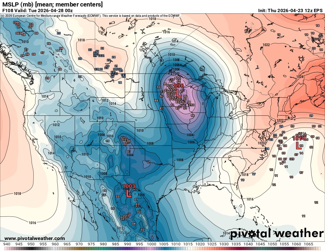 Get_EMLd's tweet image. Monday looks good until I look at the low placement. I have yet to see a Duluth low setup work for midwest tors that's not 3/28/1920.