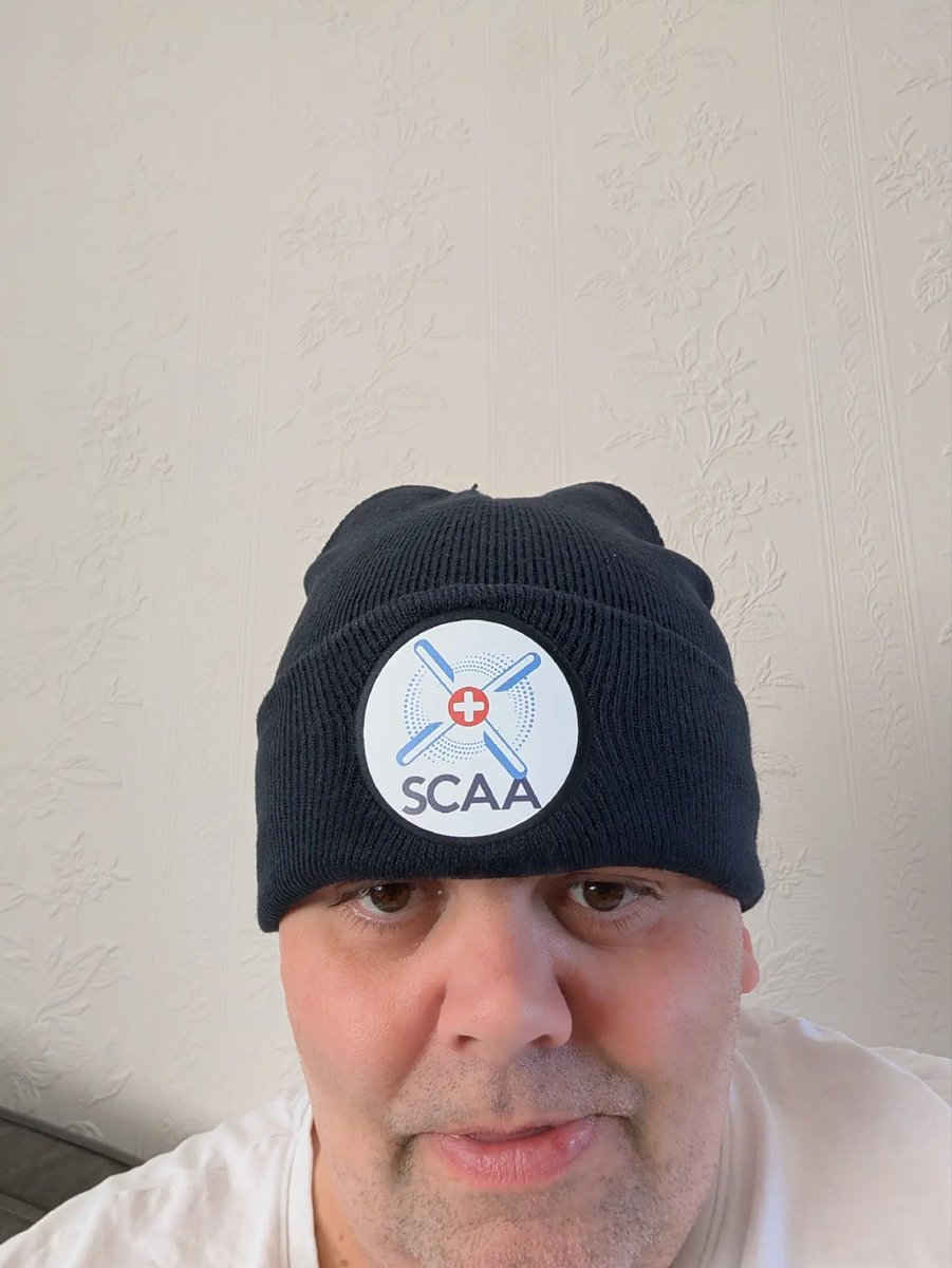 BMackayThurso's tweet photo. I will be walking 100 miles in May for The @ScotAirAmb Scottish charity Air Ambulance. got my hat off eBay today and my SCAA t-shirt arrived last week. the link to donate is here https://t.co/S66yMZvdwT https://t.co/Li8rbcTF5D