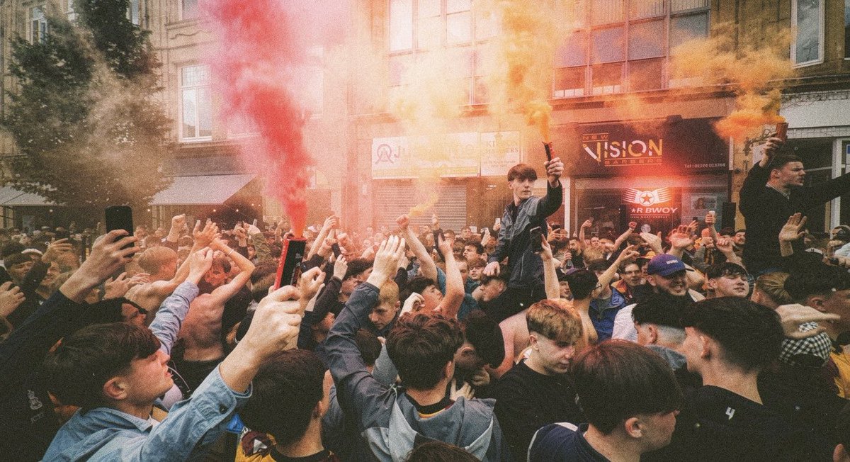 bcafctalhah's tweet image. Nothing will ever come close to 03.05.25.

Just the perfect story. 

That being said, get into Bradford early on Saturday - Claret &amp;amp; Amber everywhere and everyone in fine voice. No passengers.

What an unbelievable time to follow this football club.

#BCAFC