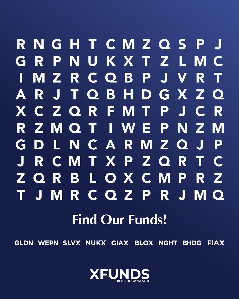 XFunds_'s tweet image. 👀 Which ticker did you spot first?

Coincidence… or worth a closer look?

Explore it and see if it fits your strategy at nicholasx.com

#ActiveETF #ETFInvesting #DigitalAssets #IncomeInvesting #XFUNDS
