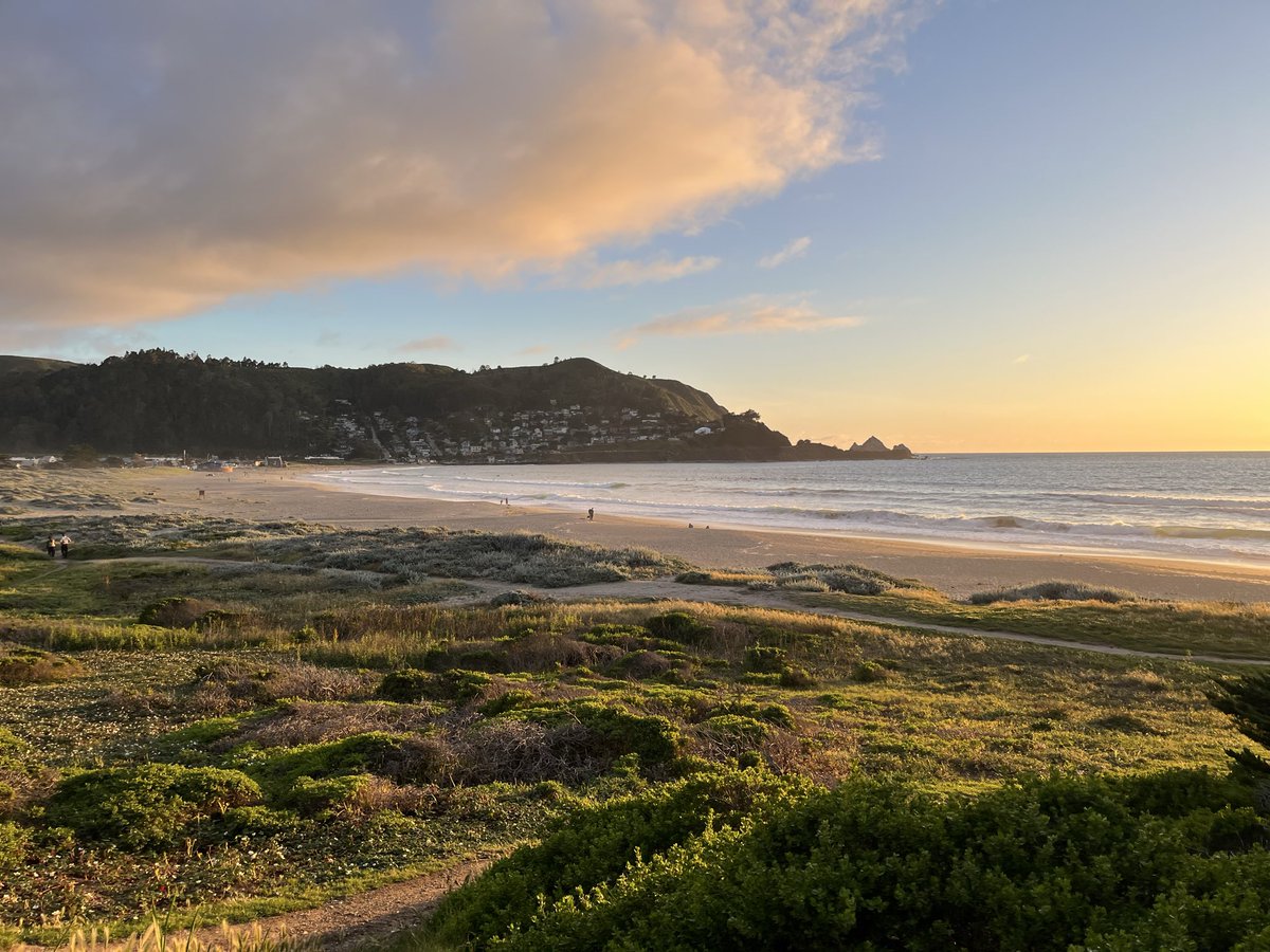 citizen_green_'s tweet image. 🌊 Pacific State #beach 🏖️ so beautiful #sunset and an evening #walk 🦋 chill suburb #sf in San Francisco