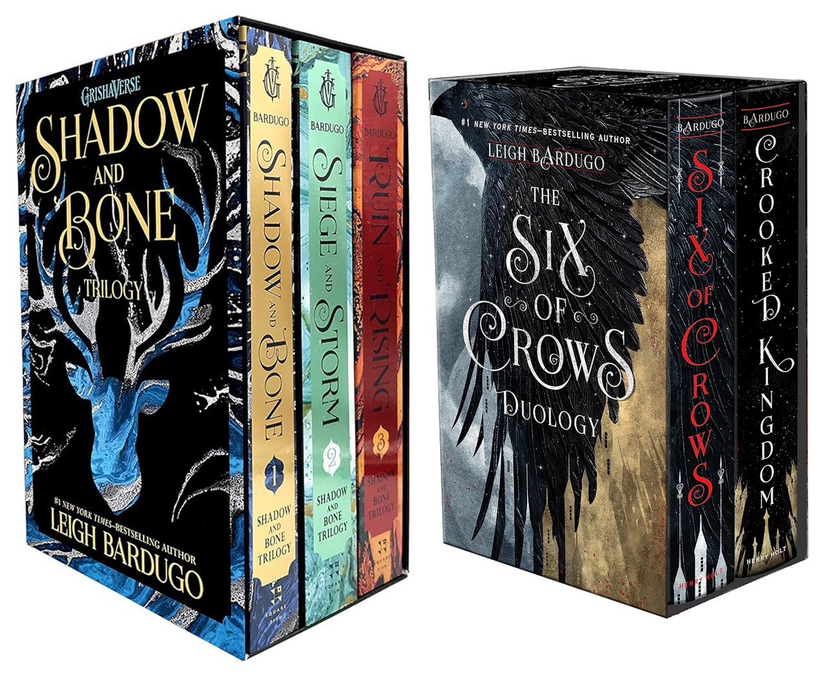 📗 The Shadow and Bone Trilogy Boxed Set
💰 R$ 94,55:  amzlink.to/az0Fky4iHuFP1

📗 Six of Crows Boxed Set
💰 R$ 123,96:  amzlink.to/az0WiBQG1aA4P

⬜️ Oferta por tempo limitado.