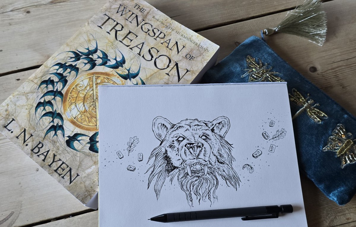 inknest's tweet photo. Continuing where we left off...
Yes, this means what you think it means 😄
The next book takes us east and far beyond the Silfren Part - and you'll never guess where or why 😏
(But you're welcome to try!)
#countdown #TheSturmsingerChain
#nextbook https://t.co/ho3OThWdWS