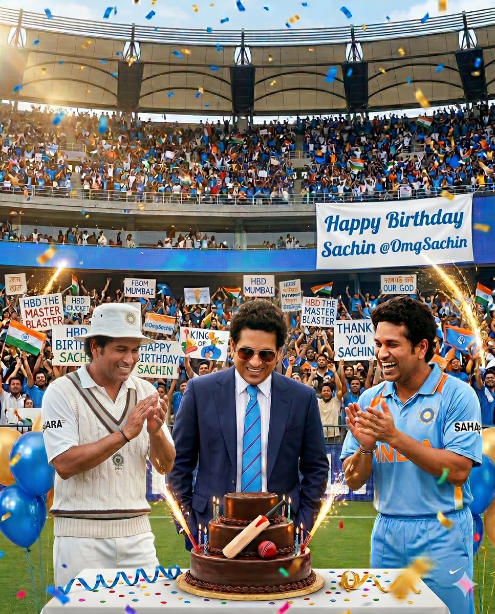 Happy birthday to our hero, <a href="/sachin_rt/">Sachin Tendulkar</a>! 
#HappyBirthdaySachin 🎂❤️